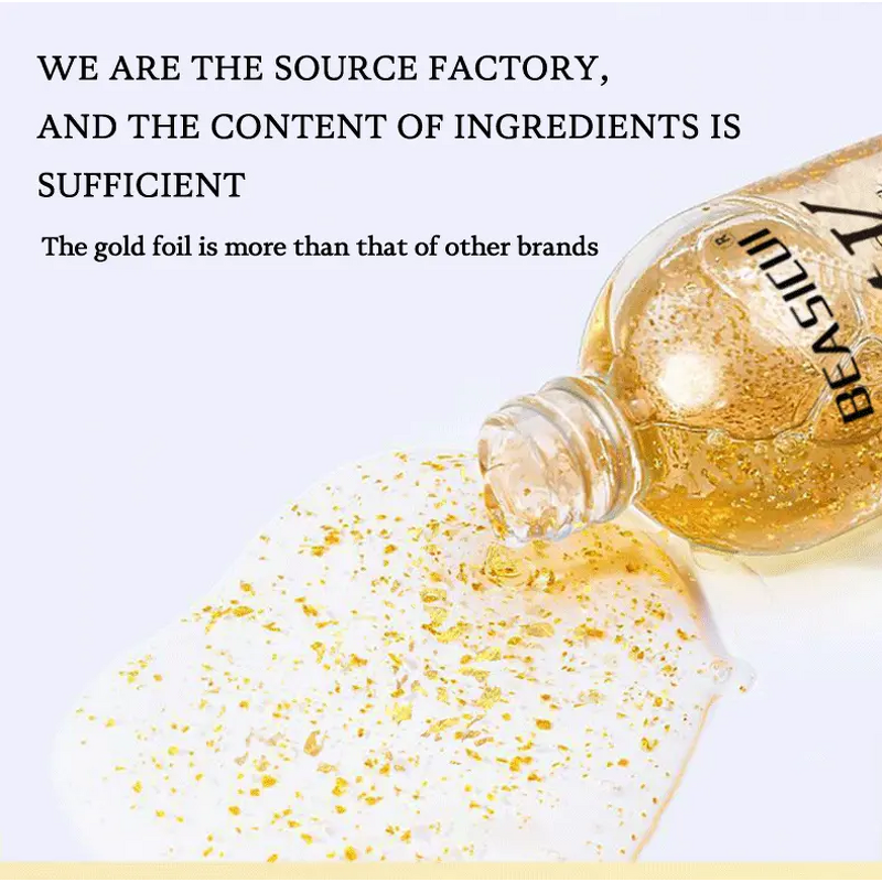 Skin Care Serum Manufacturer - ShangMei Private Label with 20% Vitamin C, Hyaluronic Acid & Gold
