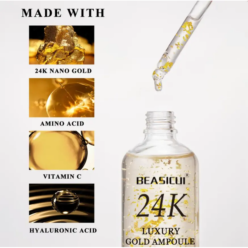 Anti-Aging Serum Manufacturer - Shangmei with 24k Gold & Collagen for Whitening & Brightening
