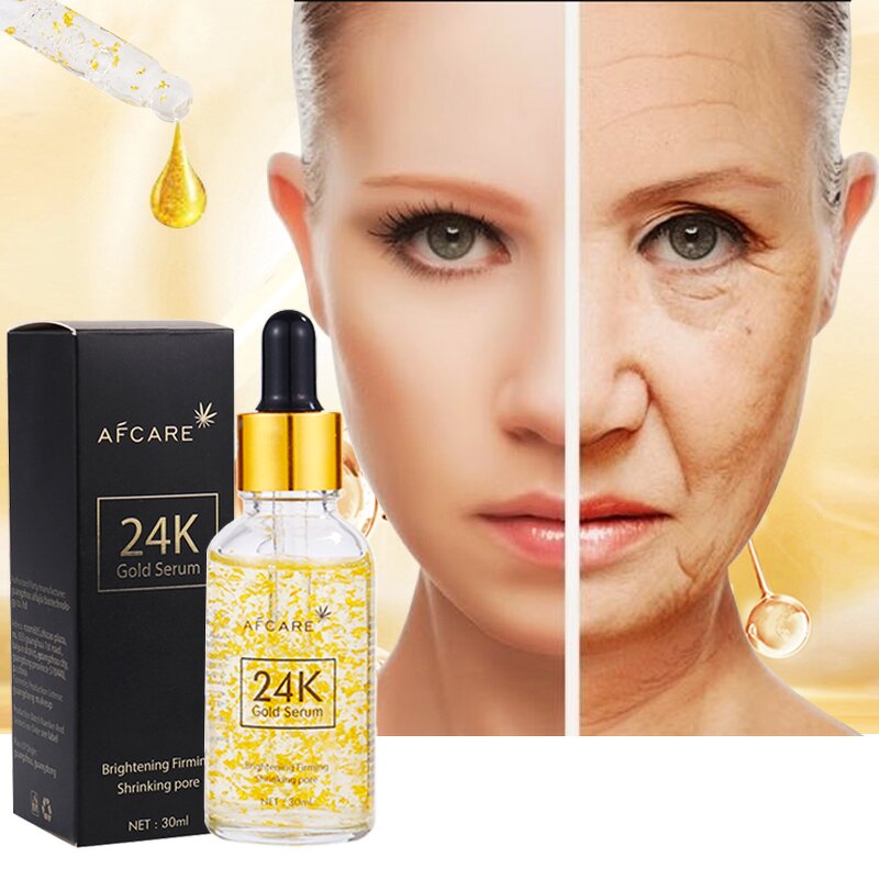 Skin Care Serum Manufacturer - New 24k Gold with Hyaluronic Acid Nano
