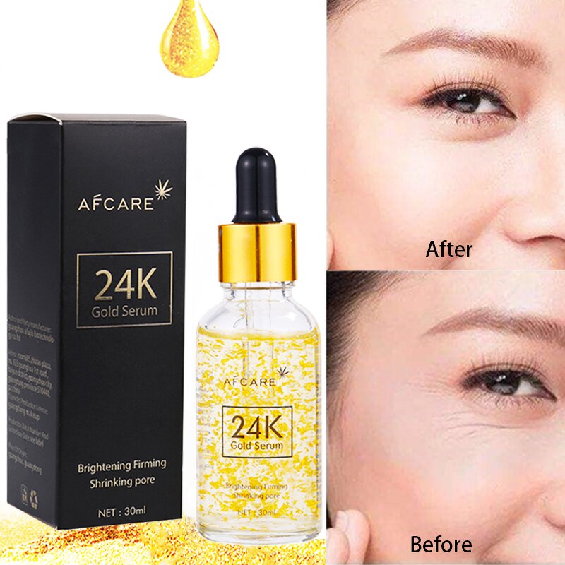 Skin Care Serum Manufacturer - New 24k Gold with Hyaluronic Acid Nano