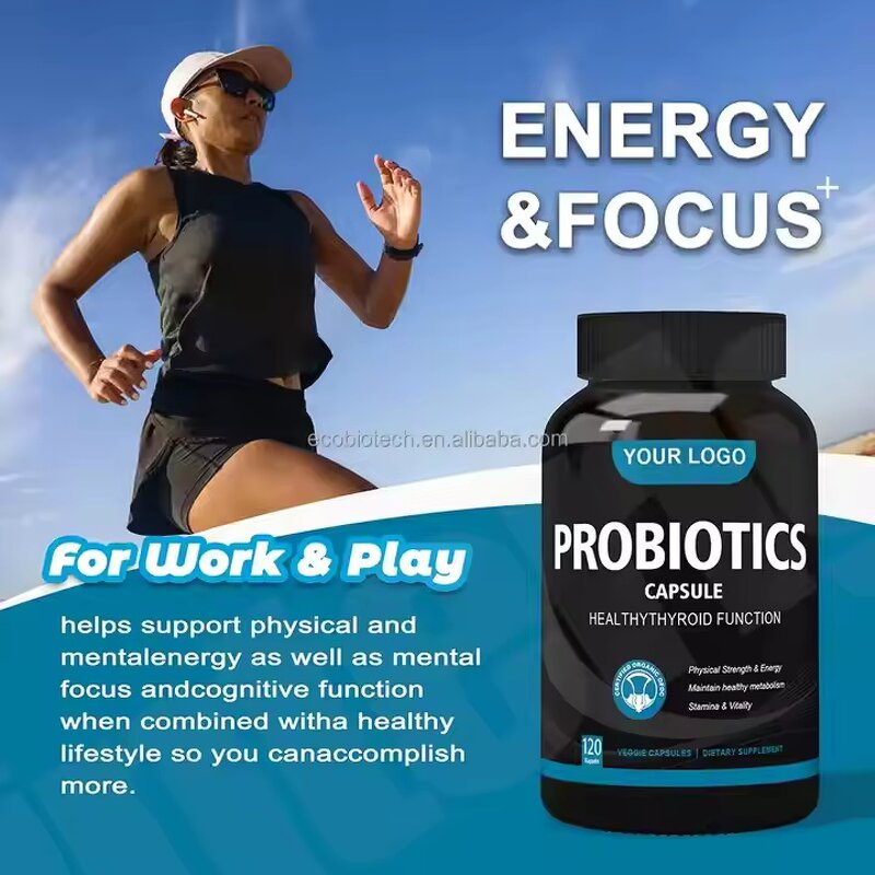 Probiotic Capsules - Manufacturer - Vegan Organic Digestive Health Support