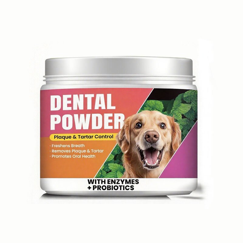 Dog Tooth Powder - Manufacturer - Oral Care Whitening Breath Plaque Control OEM