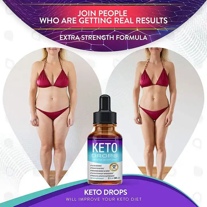 BHB Keto Drops - Manufacturer - OEM Organic Private Label 30ml Weight Loss