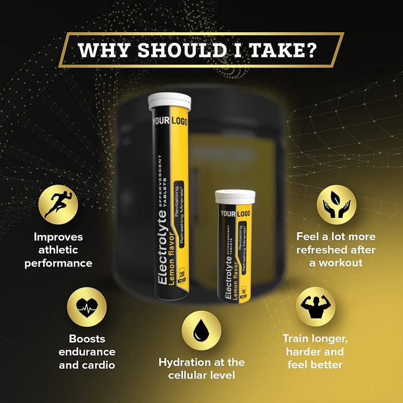 Electrolyte Effervescent - Manufacturer - OEM Private Label Hydration Recovery