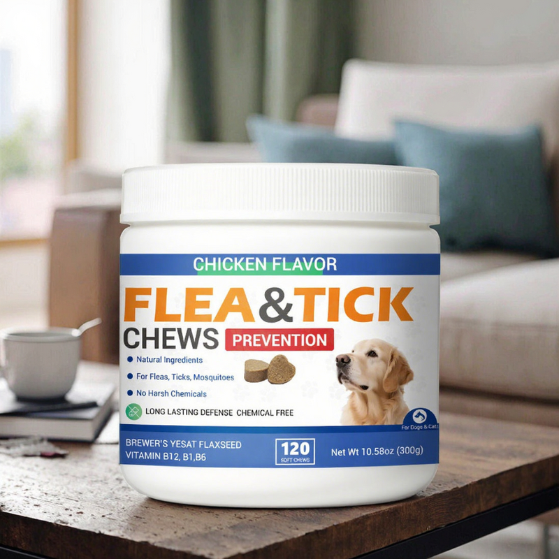 Pet Flea Tick Chews - Manufacturer - OEM Soothing Itch Relief Skin Immunity Support