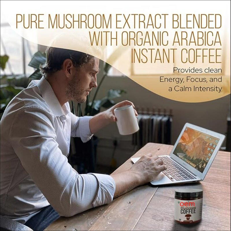 Mushroom Coffee - Manufacturer - OEM Lion's Mane Reishi Cordyceps Adult