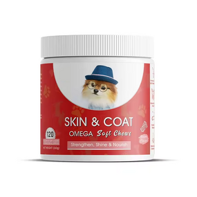 Pet Skin Coat Treats - Manufacturer - Reduce Shedding Nourish Coat Vitamin Minerals