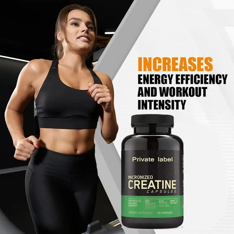 Creatine Capsules - Manufacturer - Private Label Customized Muscle Health