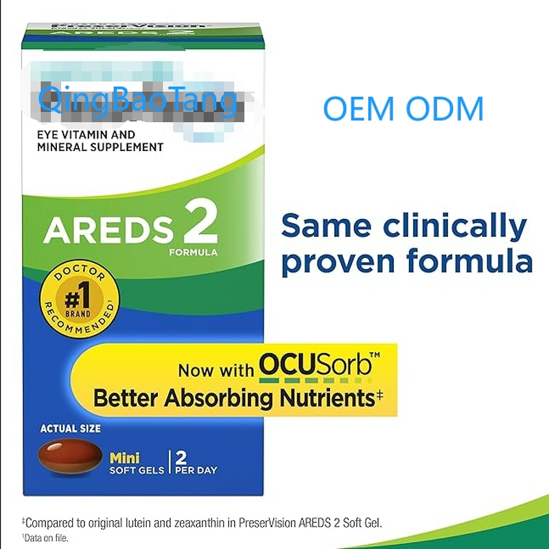 Eye Health Softgels - Manufacturer - 120ct Zeaxanthin Lutein Zinc Vitamin C E