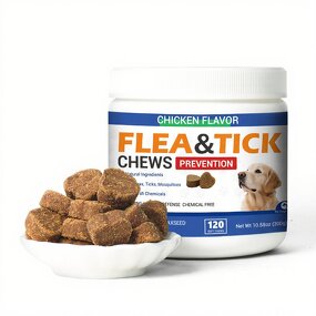 Pet Flea Tick Chews - Manufacturer - OEM Soothing Itch Relief Skin Immunity Support
