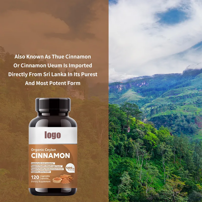 Cinnamon Capsules - Manufacturer - Private Label Customized Immunity Booster
