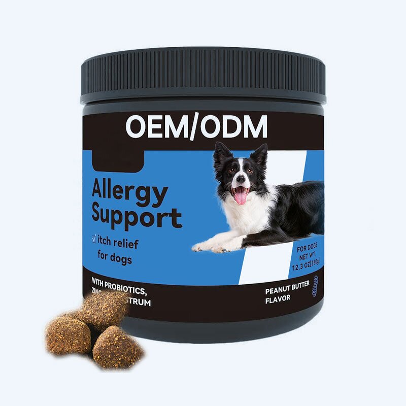 Dog Anti-Itch Chews - Manufacturer - OEM Custom Skin Coat Allergy Anxiety Relief