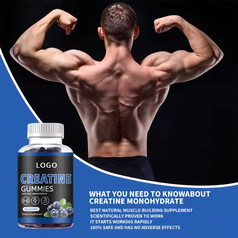 Creatine Gummies - Manufacturer - Weight Gain Pre Workout Muscle Growth