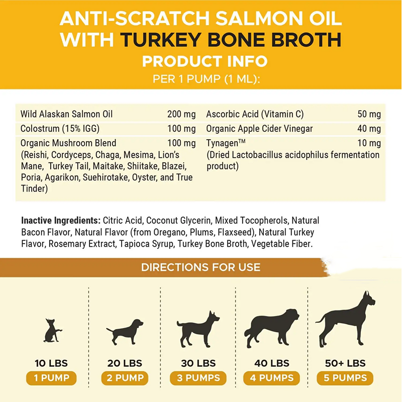 Salmon Oil - Manufacturer - Private Label EPA DHA Dogs Cats Skin Coat Grain-Free