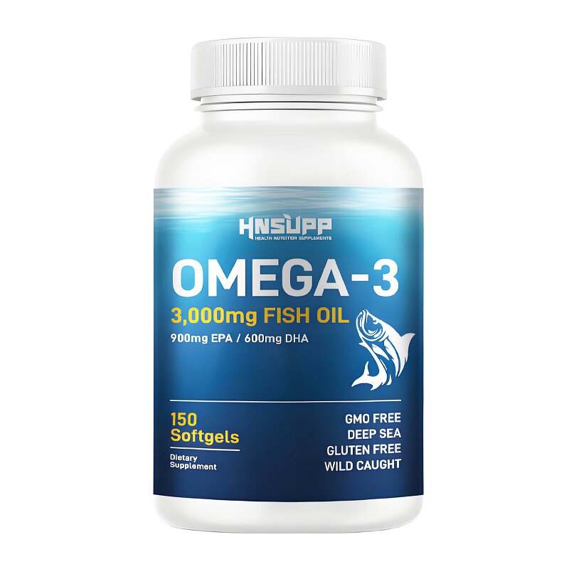 Fish Oil Softgels - Manufacturer - 3000mg EPA DHA Omega-3 150 Grains