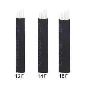Tattoo Needle Manufacturer - 0.15mm 0.18mm 18U Eyebrow Microblading Blade Manual Pen