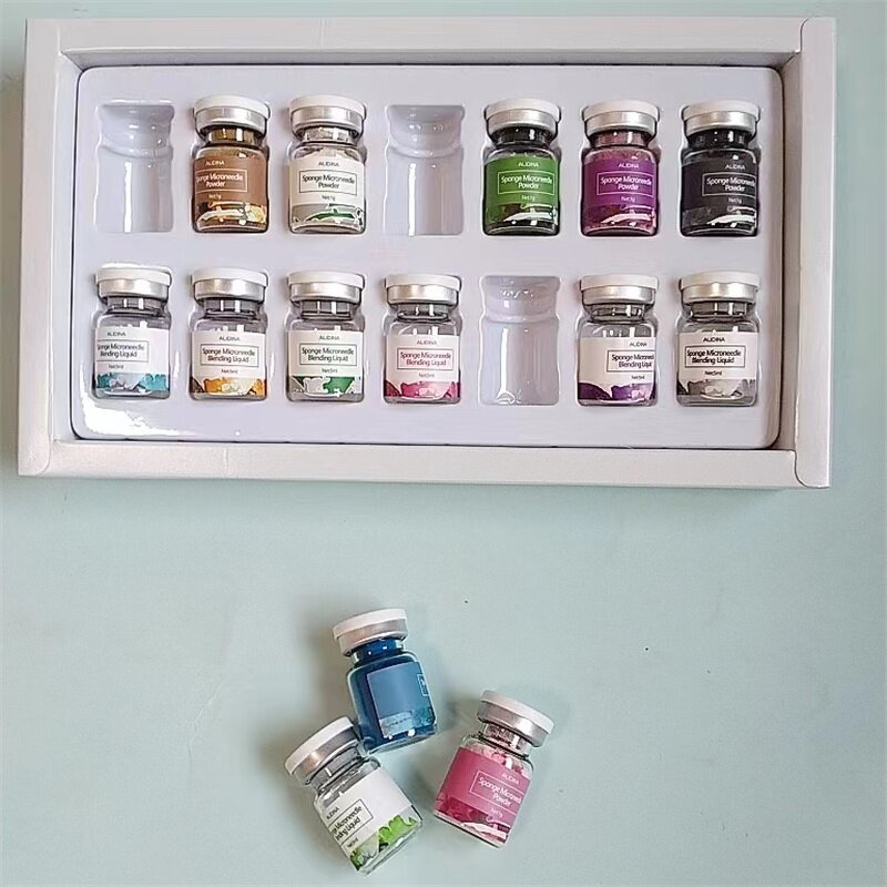 Seaweed Powder Peeling Kit Manufacturer - R 7color Sponge Microneedle for Acne Removal