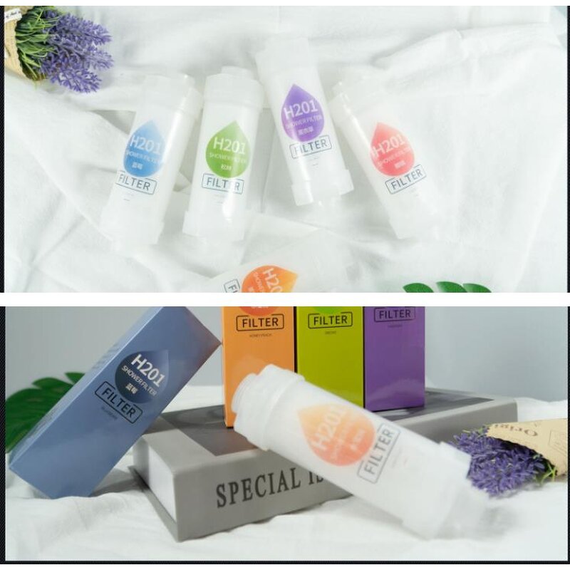 Shower Head Filter Manufacturer - Lenore Bathroom VITAMIN C for Chlorine Removal & Hard Water