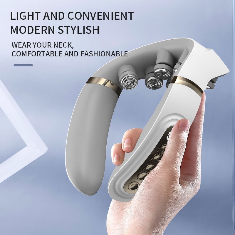 Cervical Spine Massager Manufacturer - Fashion with Heater 10 Heads Massage