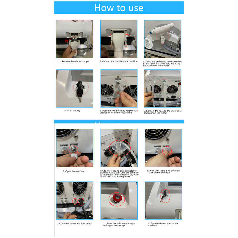 Tattoo Removal Laser Manufacturer - Q-Switched Nd Yag Wavelength 1320nm/1064nm/532nm