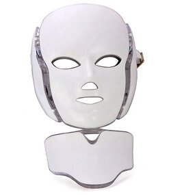 LED Face Mask Manufacturer - with Neck Therapy 7 Colors for Skin Rejuvenation