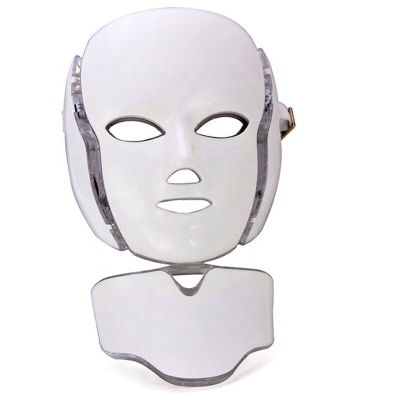 LED Face Mask Manufacturer - with Neck Therapy 7 Colors for Skin Rejuvenation