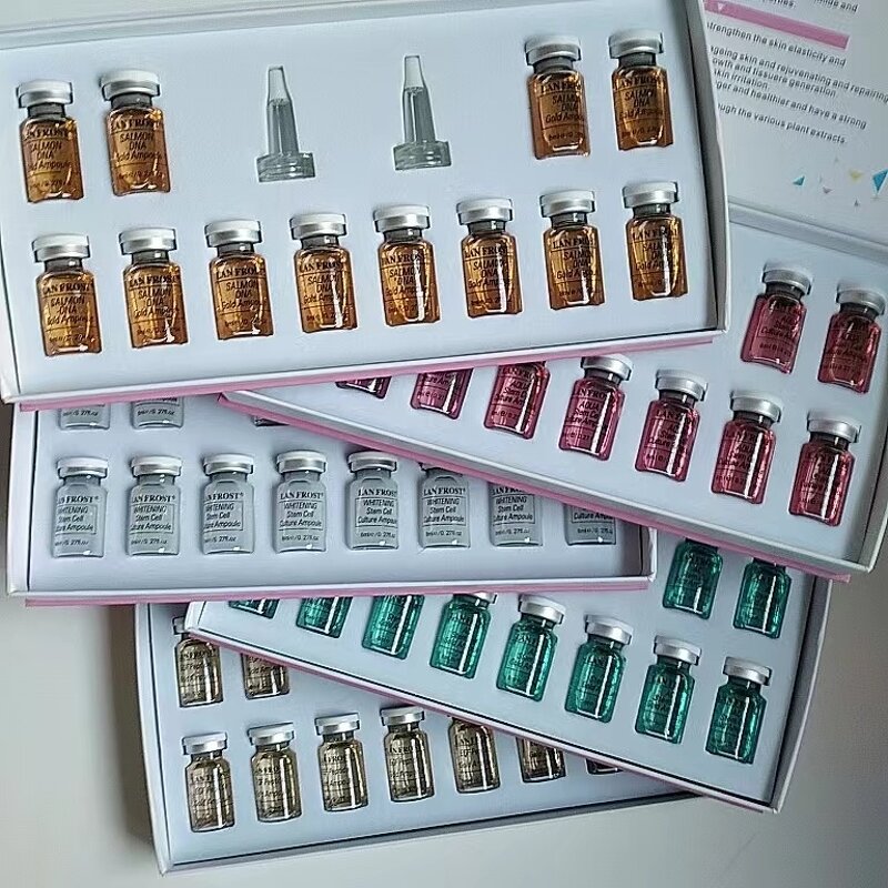 BB Starter Kit Manufacturer - R with Pigments, Vial Serum & Hyaluronic Acid Ampoule