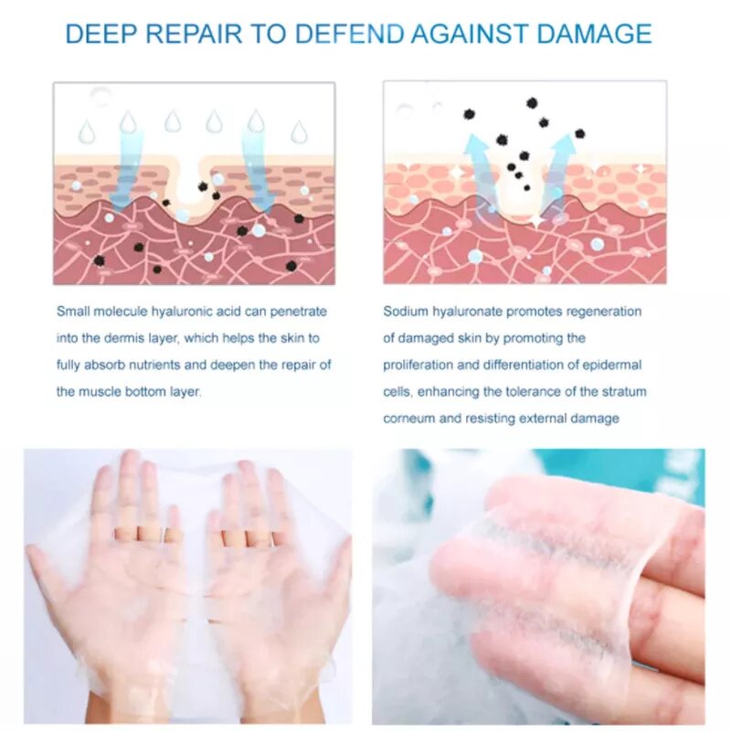 Cold Compressing Dressing Mask Manufacturer - Natural Hyaron Prefilled for Post-Treatment Renewal