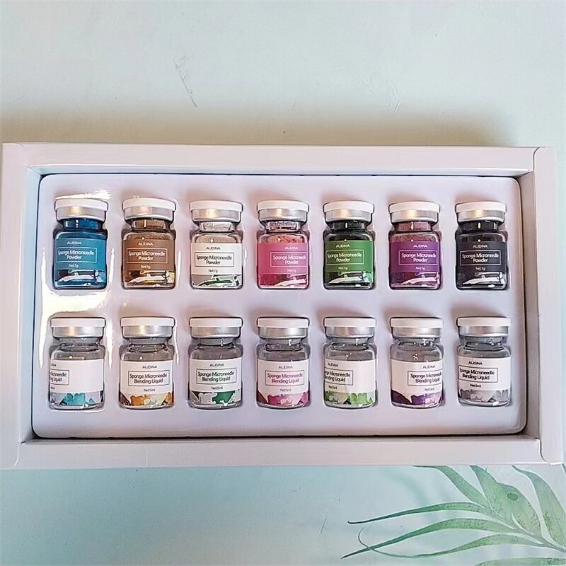 Seaweed Extract Microneedling Kit Manufacturer - R 7color Serum with Algae Peel Powder