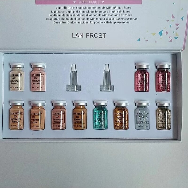 BB Starter Kit Manufacturer - R with Pigments, Vial Serum & Hyaluronic Acid Ampoule