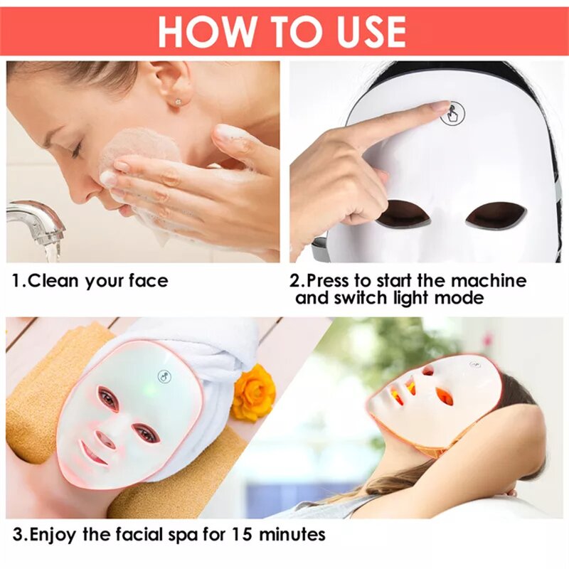 LED Facial Mask Manufacturer - Colorful Photon Light for Wrinkle & Acne Removal
