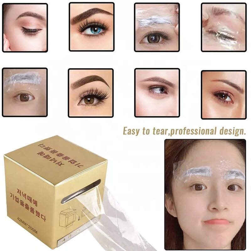 Tattoo Numbing Cream Cover Manufacturer - Disposable Eyebrow Lip Ink Cling Wrap Film