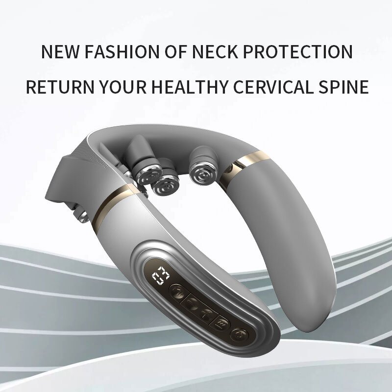 Cervical Spine Massager Manufacturer - Fashion with Heater 10 Heads Massage