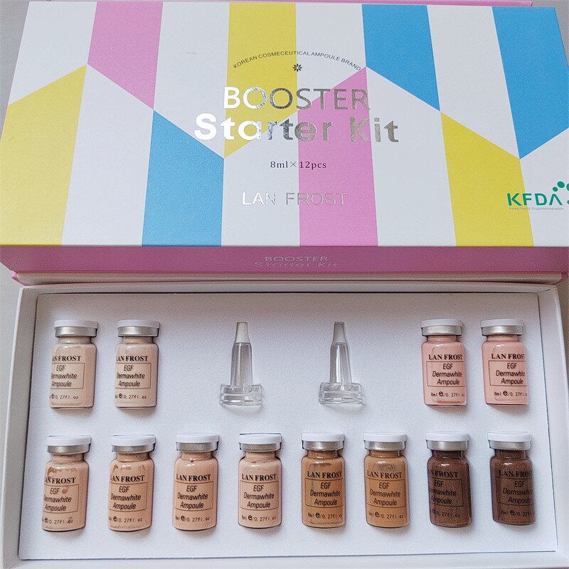 BB Starter Kit Manufacturer - R with Pigments, Vial Serum & Hyaluronic Acid Ampoule
