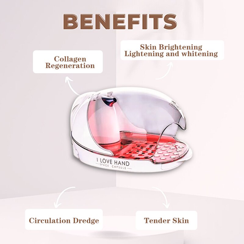 Hand Salon Cabin Manufacturer - Space Module Red Blue Light Steam Collagen Regeneration