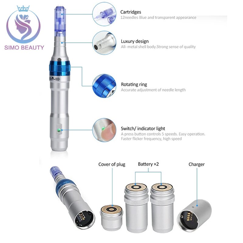 Mesotherapy Gun - Manufacturer - Rechargeable Micro Needle Derma Pen Free Shipping