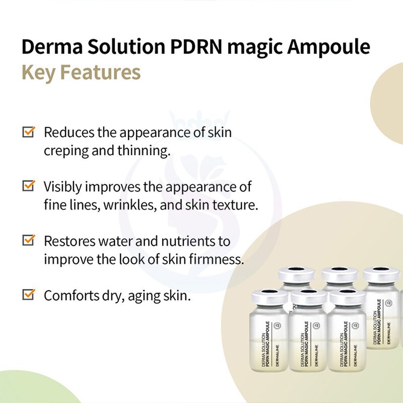 Korean PDRN Ampoule - Manufacturer - Salmon DNA Magic Serum Skin Rejuvenation