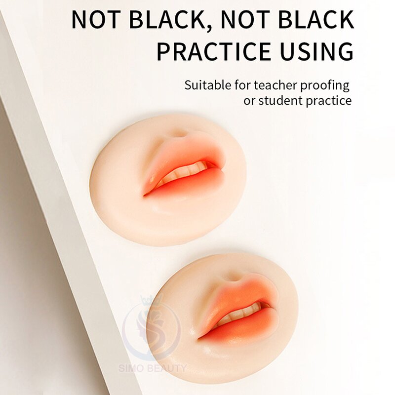 Silicone Practice Lip - Manufacturer - Cosmetic Permanent Makeup 3D 5D with Teeth