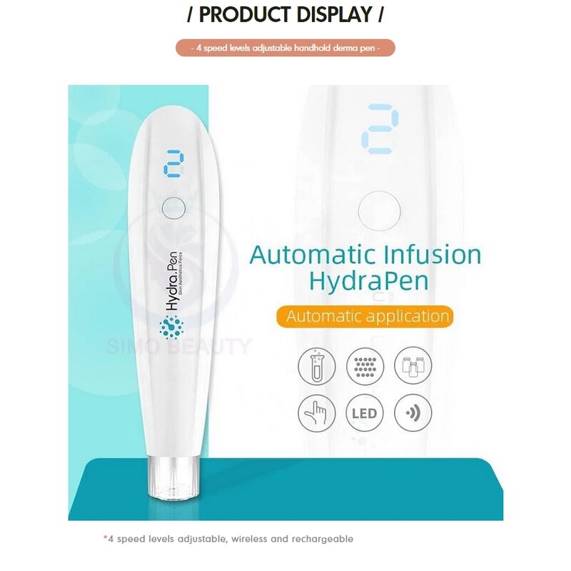 Hydra Pen Hydro H2 - Manufacturer - Portable Trusted Thousands Dermatologist Approval