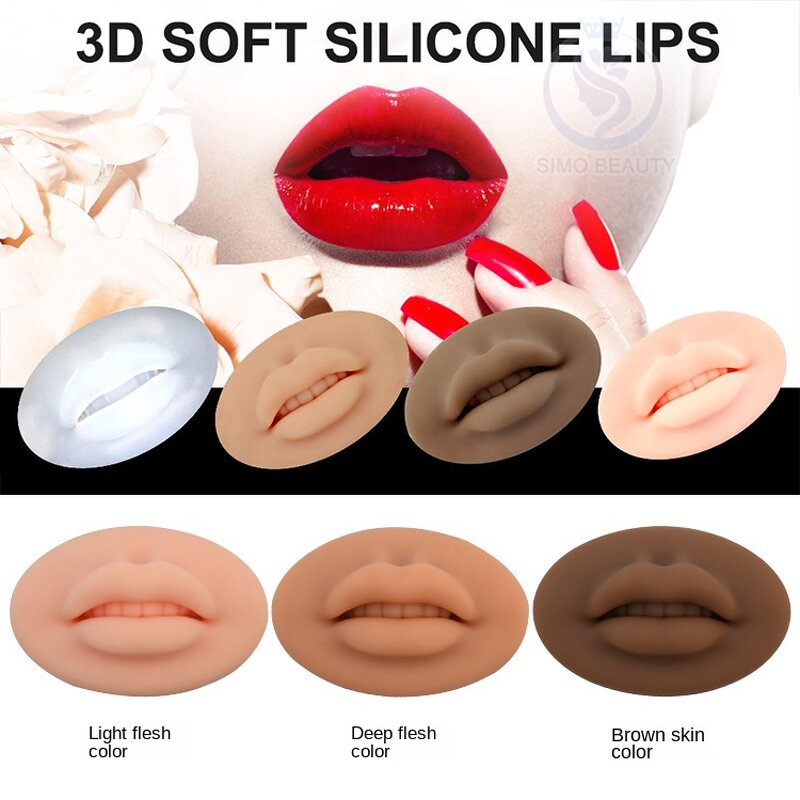 Silicone Practice Lip - Manufacturer - Cosmetic Permanent Makeup 3D 5D with Teeth
