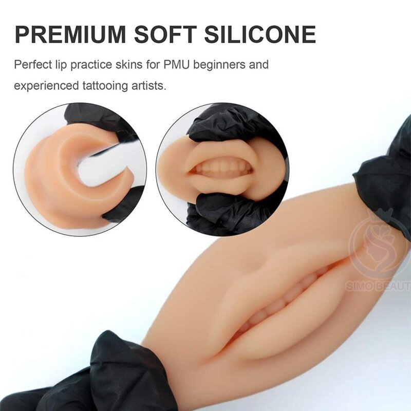 Silicone Practice Lip - Manufacturer - Cosmetic Permanent Makeup 3D 5D with Teeth
