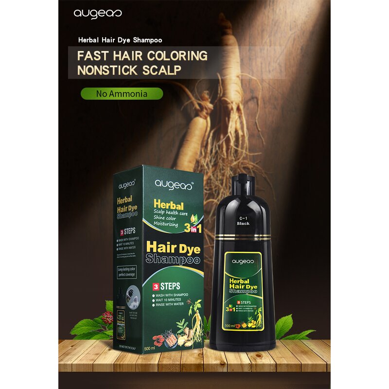 Hair Dye Shampoo Manufacturer - Wholesale OEM Custom Ginseng No Ammonia