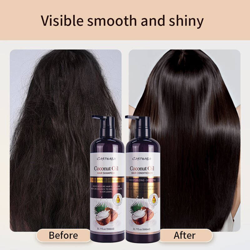 Shampoo Manufacturer - Wholesale Coconut Oil Repair Damaged Anti Dandruff & Conditioner