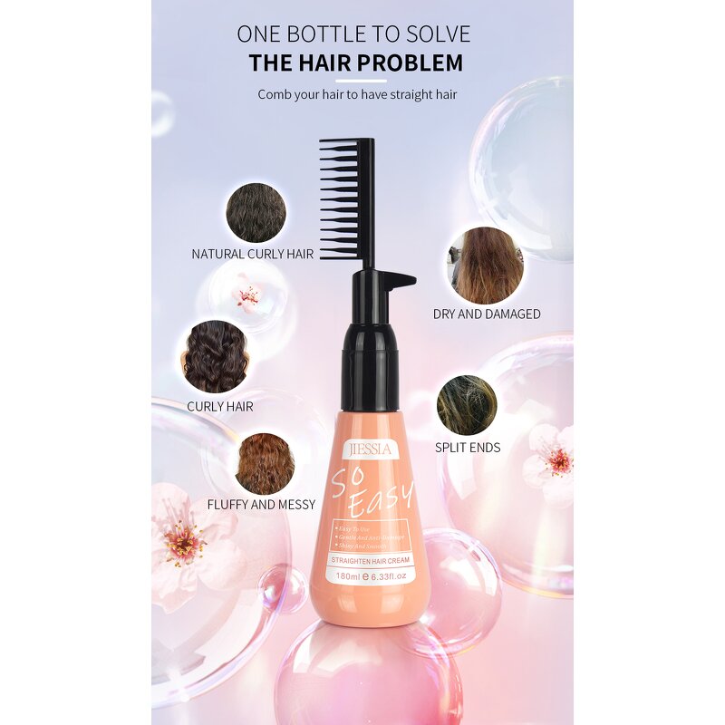 Hair Straightening Cream Manufacturer - In Stock Now Best Permanent Comb Rebonding for Men & Women