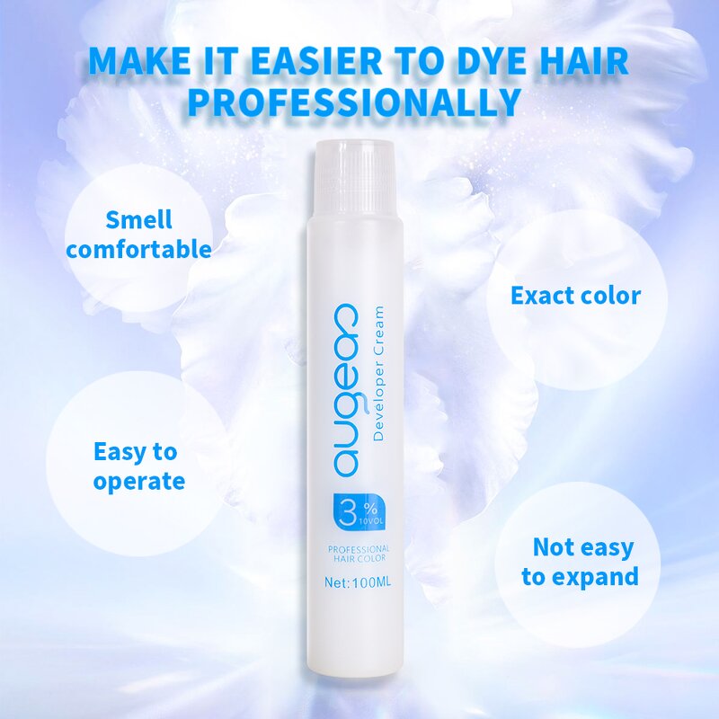 Hair Developer Cream Manufacturer - Wholesale 100ml Professional Salon Ammonia Free Peroxide