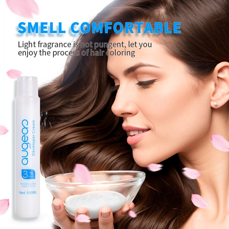 Hair Developer Cream Manufacturer - OEM 100ml Professional Salon Ammonia Free Peroxide