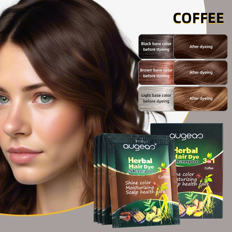Hair Dye Shampoo Manufacturer - Ready to Shipping Fast Natural Organic Herbal Permanent
