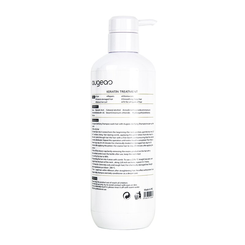 Keratin Treatment Manufacturer - 500ml Guangzhou Fast Ship Organic Pure Private Label Straightening