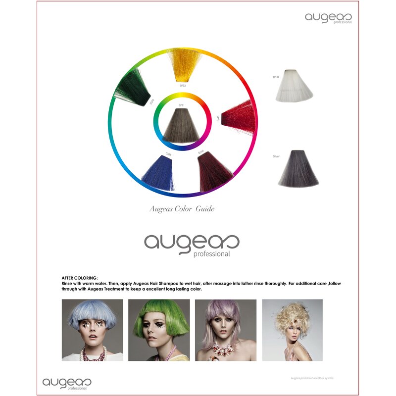 Hair Color Cream Manufacturer - 100ml Augeas Fast Delivery Low Ammonia Natural Permanent