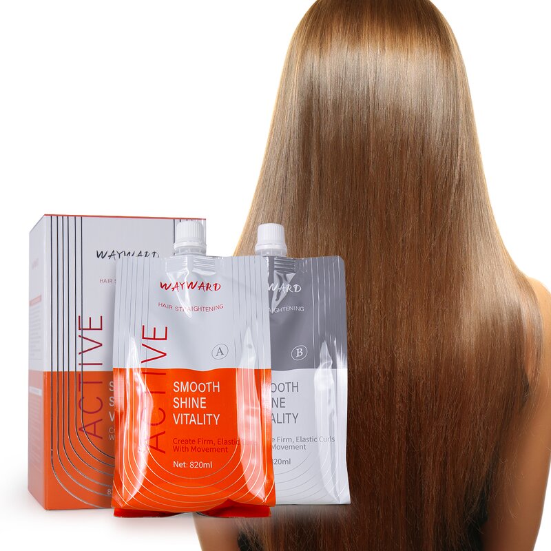 Hair Straightening Cream Manufacturer - Factory Price One Step Keratin Perm Rebonding Smoothing